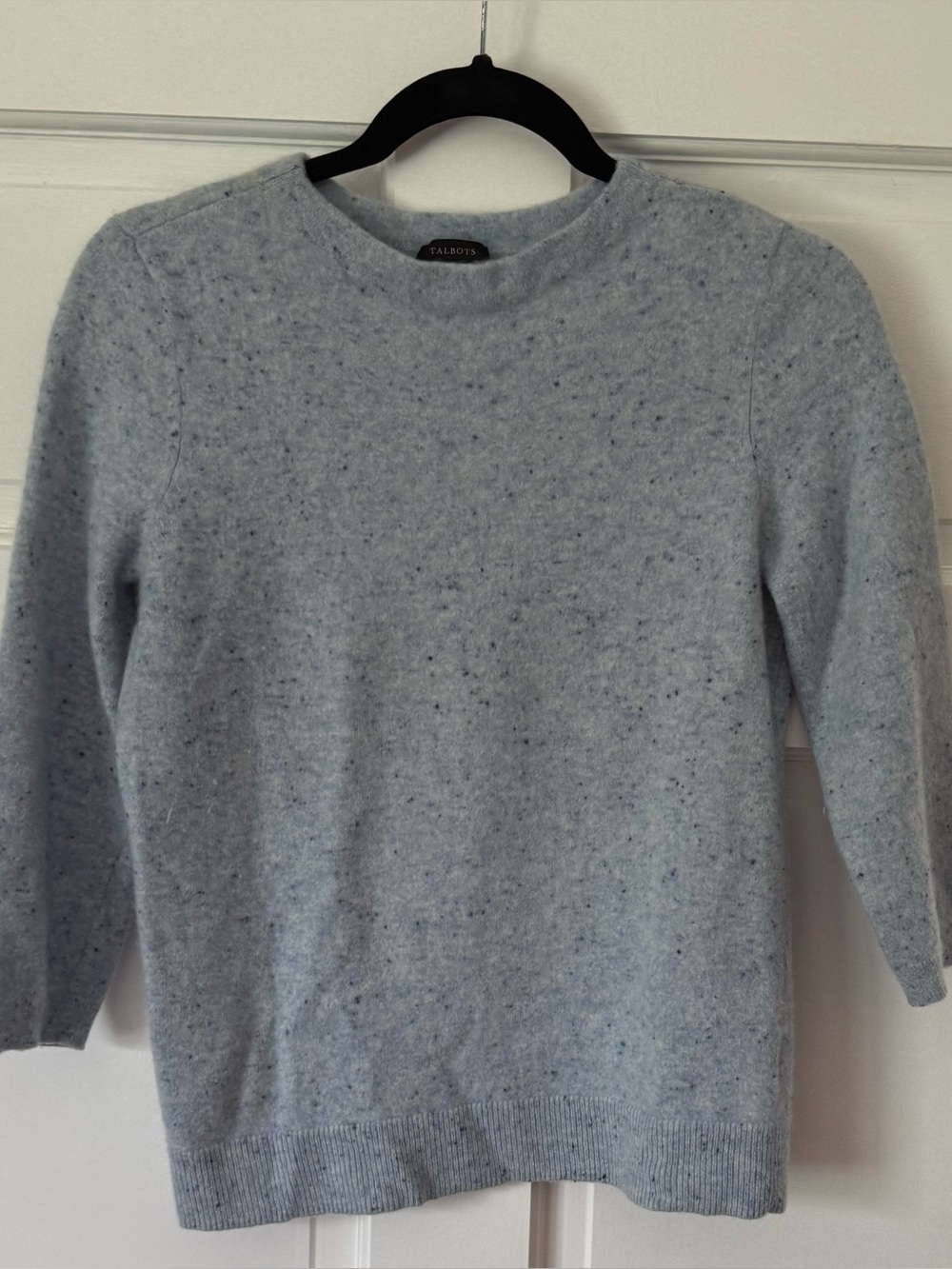 Women’s Soft Blue Cashmere Sweater - Classic Casual